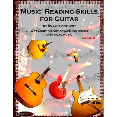 预订 Music Reading Skills for Guitar Level 3: 9781514365274