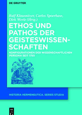 【预订】Ethos und Pathos der Geisteswissenschaften 9783110374995