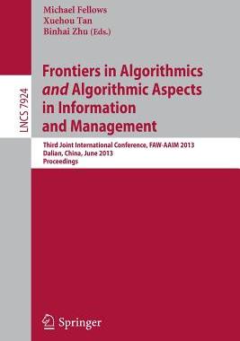 预订 Frontiers in Algorithmics and Algorithmic Aspects in Information and Management
