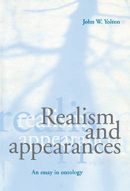 预订 Realism and Appearances