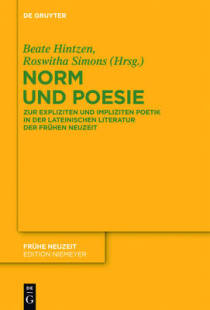 Poesie und Norm 9783110293005 预订