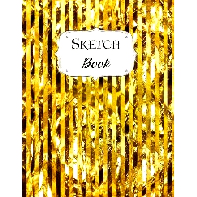 预订 Sketch Book: Gold Sketchbook Scetchpad for Drawing or Doodling Notebook Pad for Creative Artists #8: 9781073356652