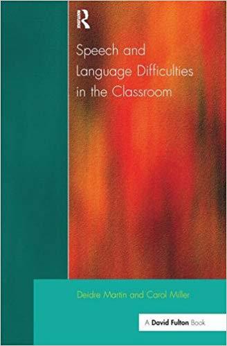 【预售】Speech and Language Difficulties in the Classroom, Second Edition