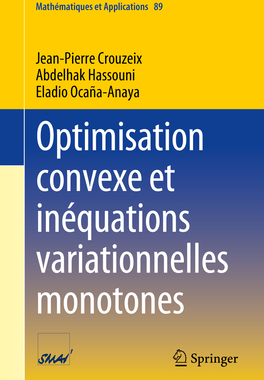 预订 Optimisation convexe et inéquations variationnelles monotones