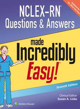 【预订】NCLEX-RN Questions & Answers Made Incredibly Easy