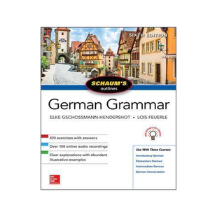 [预订]Schaum’s Outline of German Grammar, Sixth Edition 9781260120998