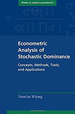【预订】Econometric Analysis of Stochastic Dominance