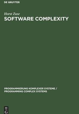 [预订]Software Complexity 9783110122268