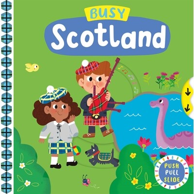 预订 Busy Scotland: A Push, Pull, Slide Book 繁忙的苏格兰: 9781035043774