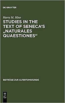 [预订]Studies in the Text of Seneca’s Naturales Quaestiones 9783598776212