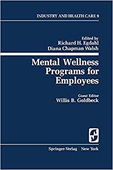 【预订】Mental Wellness Programs for Employees
