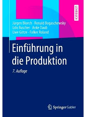 预订 Einführung in die Produktion: 9783642318924