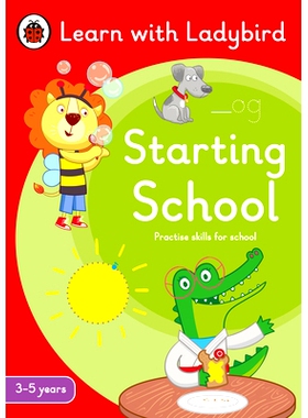 预订 Starting School: A Learn with Ladybird Activity Book (3-5 years): Ideal for home learning (EYFS): Ideal for home le