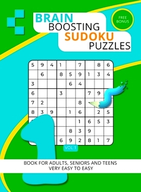 预订 Brain Boosting Sudoku Puzzles: Book for Adults, Seniors And Teens: 9798321862018