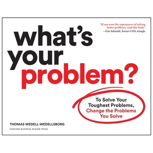 预订 What’s Your Problem?: To Solve Your Toughest Problems, Change the Problems You Solve 你怎么回事啊？：要解决*棘手的
