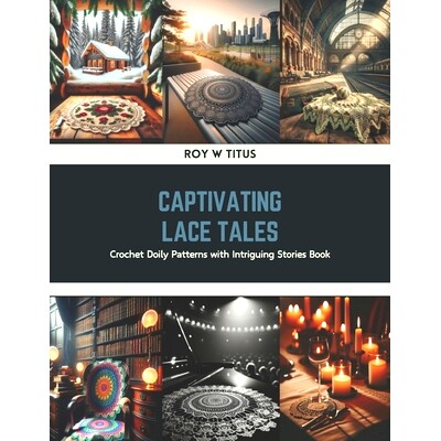 预订 Captivating Lace Tales: Crochet Doily Patterns with Intriguing Stories Book: 9798320854649