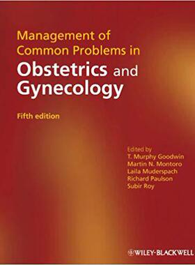 【预售】Management Of Common Problems In Obstetrics And Gynecology 5E