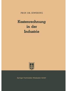 预订 Kostenrechnung in der Industrie: 9783663007272