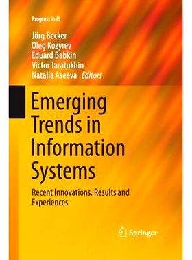 预订 Emerging Trends in Information Systems: Recent Innovations, Results and Experiences: 9783319370514