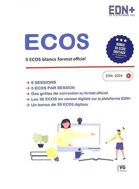 预订 Ecos : 6 Ecos blancs format officiel : EDN+ 2024