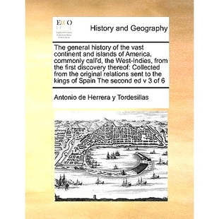 Vast West The Continent the History Indies Call’d and from America Commonly General 预订 First Islands