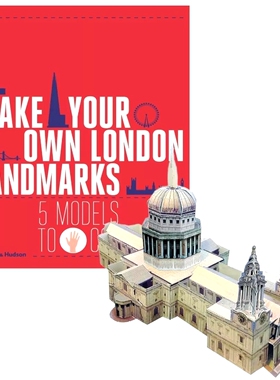 现货 打造您自己的伦敦地标 5个构建模型 手工立体书 英文原版 Make Your Own London Landmarks: 5 Models to Construct