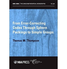 预订 From Error-Correcting Codes Through Sphere Packings to Simple Groups: 9781470454609