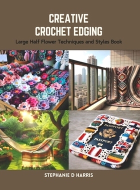 预订 Creative Crochet Edging: Large Half Flower Techniques and Styles Book: 9798874158842