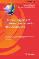 【预订】Human Aspects of Information Security and Assurance 9783031121715