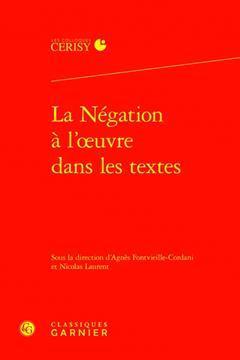 [预订]La Negation a l’Oeuvre Dans Les Textes 9782406141990