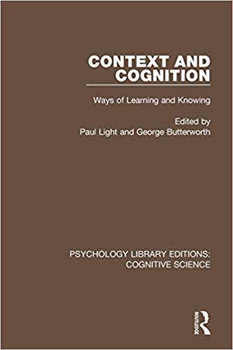 【预售】Context and Cognition: Ways of Learning and Knowing