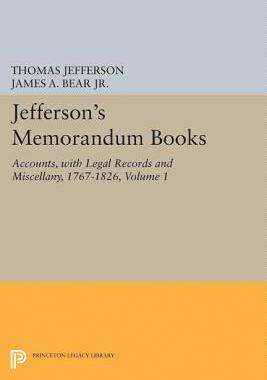 【预订】Jefferson’s Memorandum Books, Volume 1