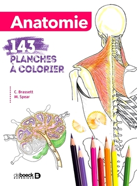 预订 Anatomie : 143 planches à colorier 解剖学：143 个着色板: 9782807323285