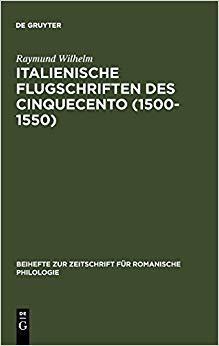 【预订】Italienische Flugschriften des Cinquecento (1500-1550) 9783484522794