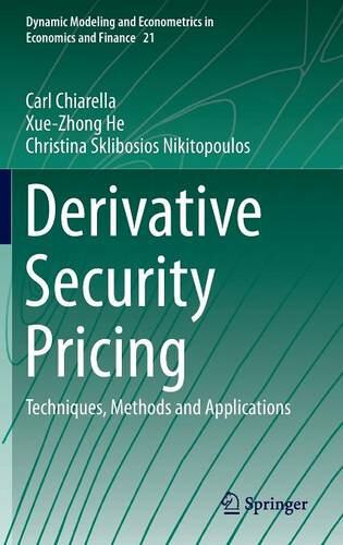 【预订】Derivative Security Pricing