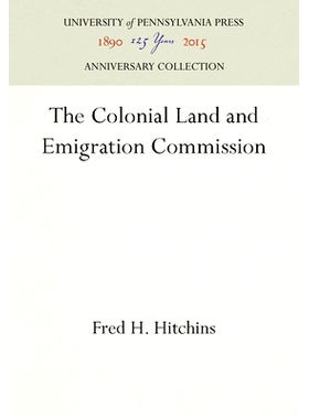 预订 The Colonial Land and Emigration Commission 殖民地和移民委员会: 9781512802467