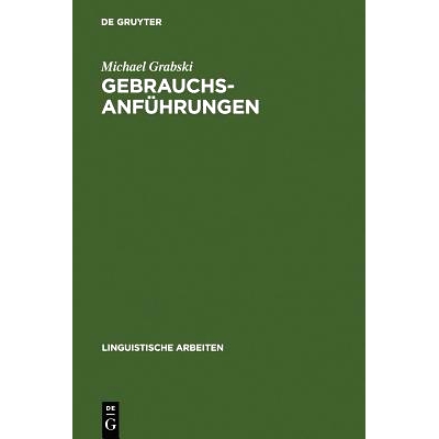 预订 Gebrauchsanführungen: Ein Ausdrucksmittel für die Störung semantischer Struktur: 9783484301733