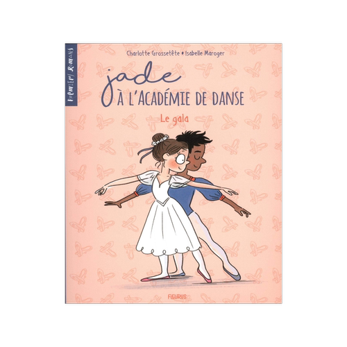 法语青少插图小说 芭蕾舞者小玉3 舞会 校园成长故事 6-9岁儿童阅读  Jade à l'académie de danse