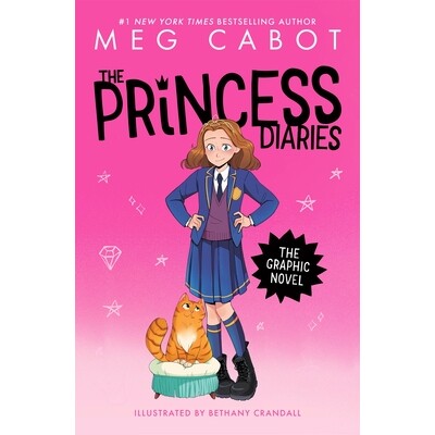 预售 公主日记 图像小说 全彩儿童漫画 女孩校园成长 英文原版 The Princess Diaries