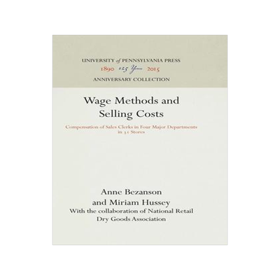 [预订]Wage Methods and Selling Costs 9781512810301