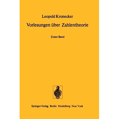 预订 Vorlesungen über Zahlentheorie: Erster Band: Erste bis Dreiunddreissigste Vorlesung: 9783642666773