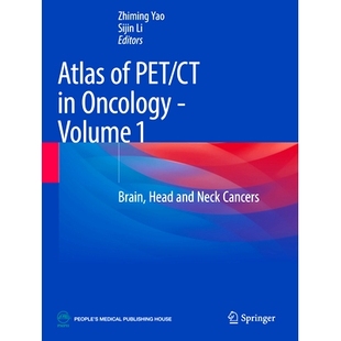 Oncology Cancers Atlas Volume PET 肿瘤正电子发射扫描 Neck 计算机断层扫描图谱 Head and 预订 第1卷： Brain