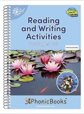 预订 Phonic Books Dandelion World Extras Stages 8-15 Activities: Adjacent consonants and consonant digraphs 蒲公英世界拼