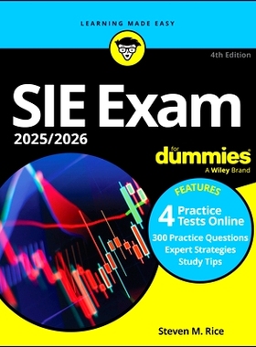 预订 Sie Exam 2025/2026 for Dummies: Securities Industry Essentials Exam Prep + Practice Tests + Flashcards Online 证券