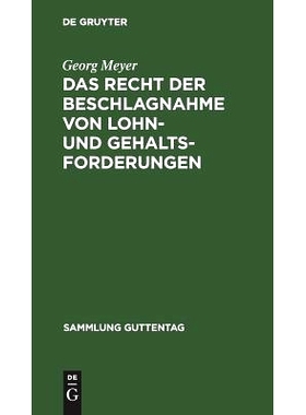 预订 Das Recht der Beschlagnahme von Lohn- und Gehaltsforderungen: 9783111168340