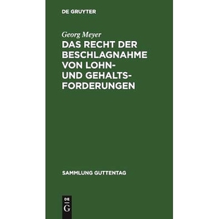der Beschlagnahme Gehaltsforderungen Das 9783111168340 und Recht Lohn 预订 von