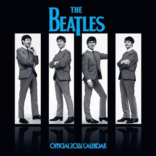 现货 披头士乐队 2026年官方挂历 含海报 英文原版 进口日历 The Beatles 2026 Square Calendar 甲壳虫 摇滚 约翰列侬