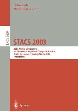 【预订】STACS 2003