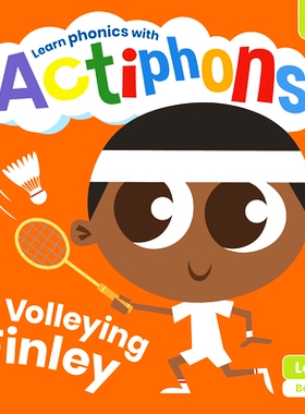 预订 Actiphons Level 3 Book 14 Volleying Finley: Learn Phonics and Get Active with Actiphons!: 9780241390856