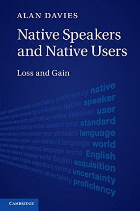 【预订】Native Speakers and Native Users